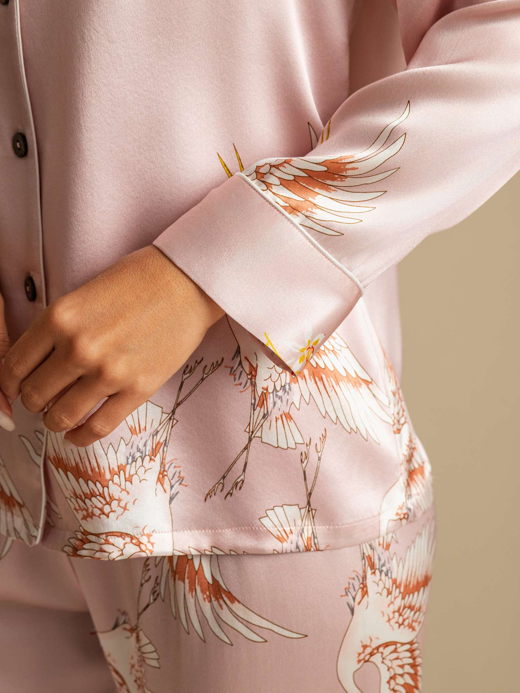 CHLOE – Luxury Pure Silk Pajama Set for Women