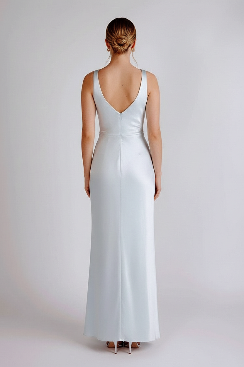 MAY - Elegant Silk Maxi Dress