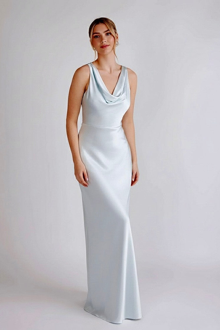 MAY - Elegant Silk Maxi Dress