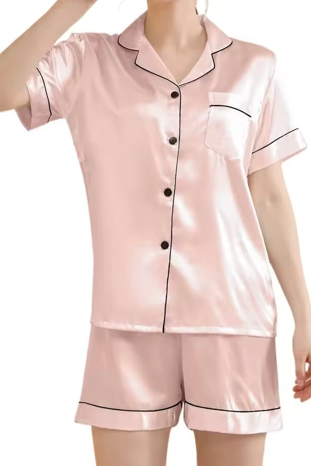 ISABELLE – Silk Short Pajama Set for Women