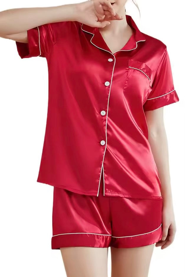 ISABELLE – Silk Short Pajama Set for Women
