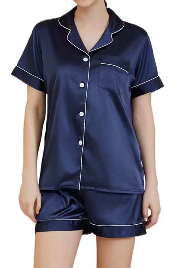 ISABELLE – Silk Short Pajama Set for Women