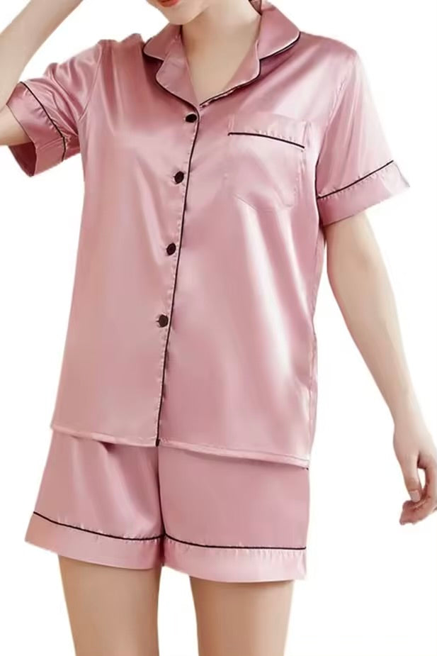 ISABELLE – Silk Short Pajama Set for Women