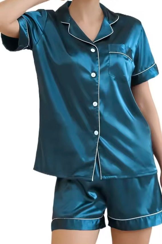 ISABELLE – Silk Short Pajama Set for Women