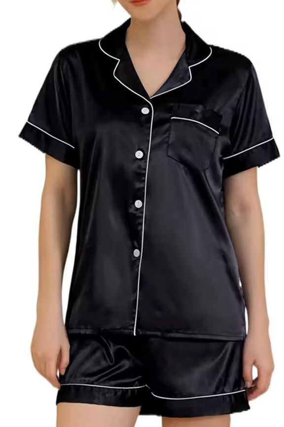 ISABELLE – Silk Short Pajama Set for Women