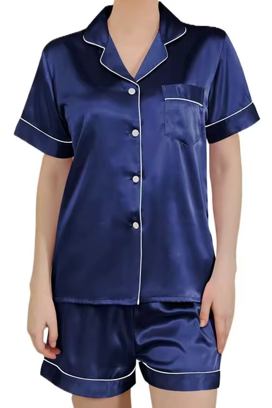 ISABELLE – Silk Short Pajama Set for Women