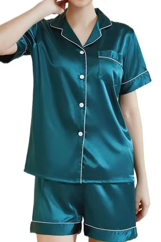 ISABELLE – Silk Short Pajama Set for Women